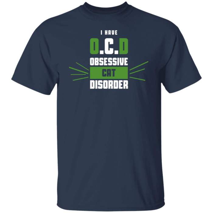 I have OCD obsessive cat disorder shirt