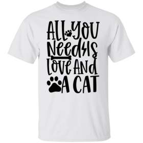 All you need is Love and Cat shirt