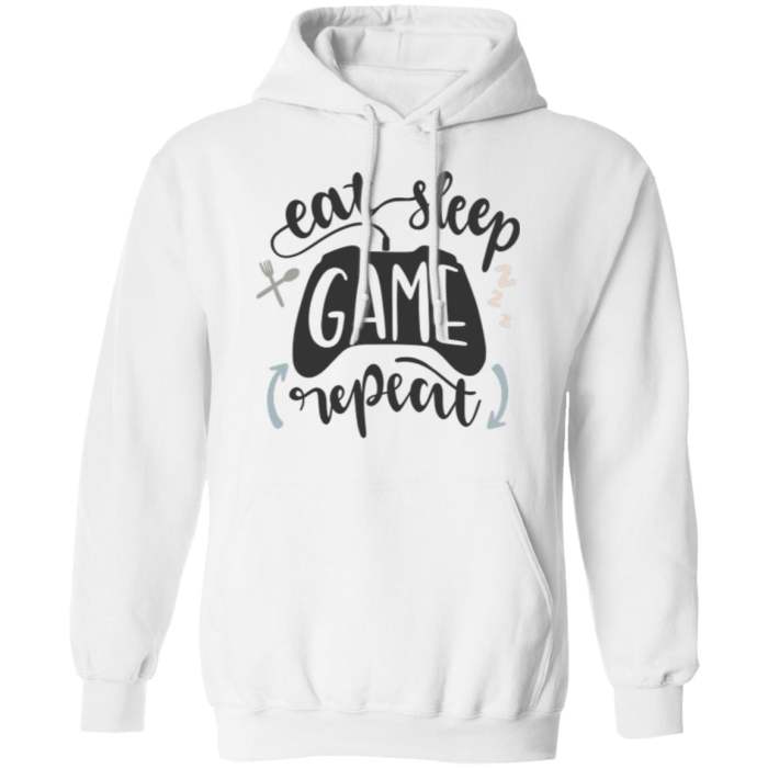 Eat sleep game repeat shirt