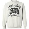 Eat sleep game repeat shirt