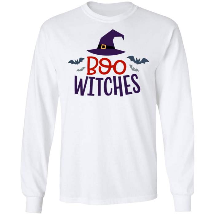 Boo Witches Halloween shirt