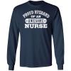 Proud Husband of an awesome Nurse shirt